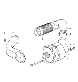 BMW Cano resfriamento para  BMW E-34