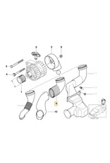 BMW Alternator cooling air Chanel for BMW E-46 Z3