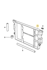 BMW Radiator frame mount for BMW E-38