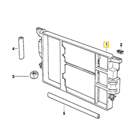 BMW Radiator frame mount for BMW E-38