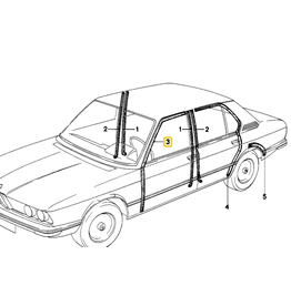 BMW Junta porta dianteira esquerda para  BMW E-12