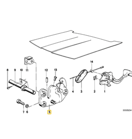 BMW Hood catch right for BMW E-23