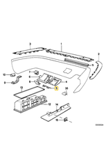 BMW Rear bumper trim holder for BMW E-23