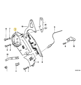 BMW Upper trimming cover for BMW E-28 E-30 E-34