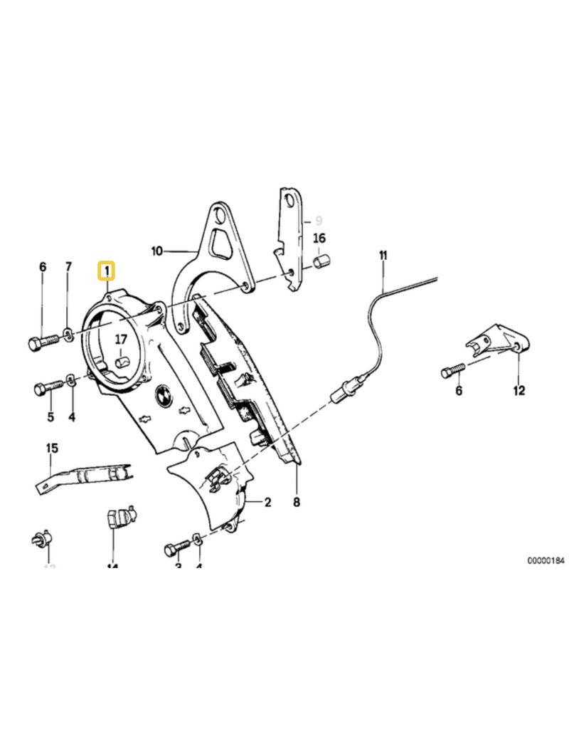 BMW Tampa superior engrenagem de comando para  BMW E-28 E-30 E-34