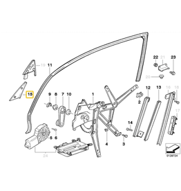 BMW Acabamento interior porta direita  para  BMW E-36