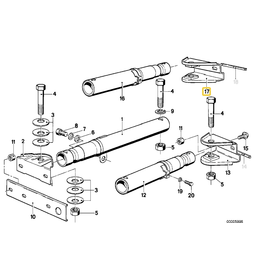 BMW Front shock absorber mount for BMW E-24