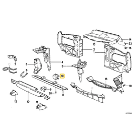 BMW Bracket suporte frontal para  BMW E-28