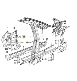 BMW Blind plug for BMW E-12 E-28 E-30 E-32 E-34