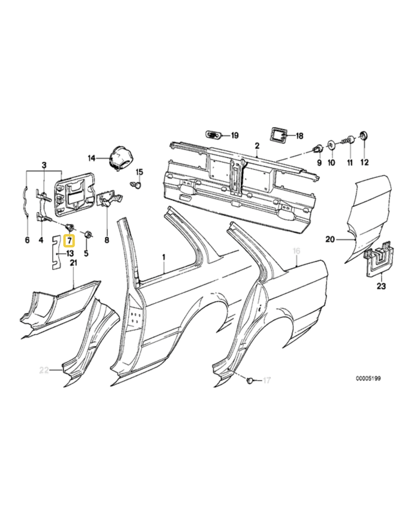 BMW Espacador para  BMW E-30 E-36 E-46
