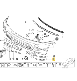 BMW Lateral right cover for BMW X5 E-53