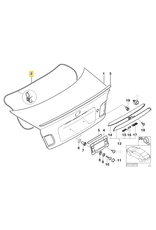 BMW Trunk lid gasket for BMW E-46