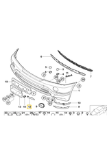 BMW Flap tow eye hook left  for BMW X5 E-53