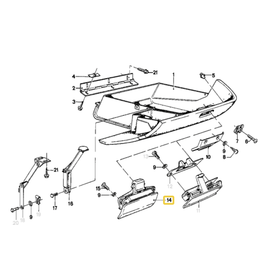 BMW Trava porta luvas para BMW E-21 E-23 E-28 E-30