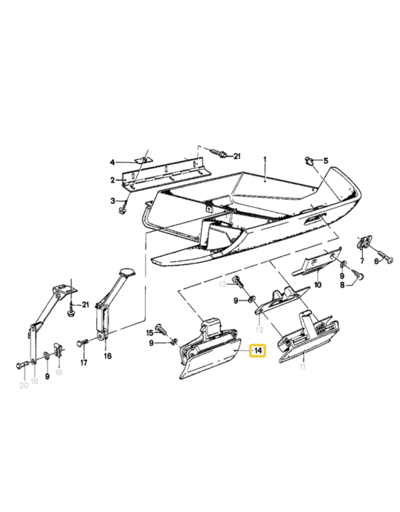 BMW Locking kit for BMW E-21 E-23 E-28 E-30