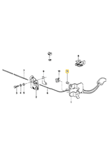 BMW Engine hood cable nipple holder for BMW E-23 E-24