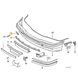 BMW Flap eye towing for BMW E-38