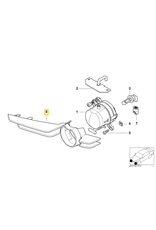 BMW Grade farol de milha direito para BMW E-46