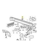 BMW Grampo parachoque para  BMW E-34