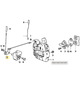 BMW Right front Door lock levers for BMW E-30