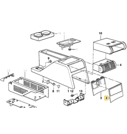 BMW Acabamento console central para  BMW E-34