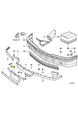 BMW Front bumper trim for BMW E-36