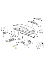 Suspander 2 trunk lift strut for BMW for BMW E-36