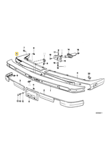 BMW Right bumper trim front right for BMW E-30