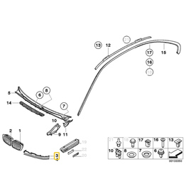 BMW Front bumper cover left for BMW E-46
