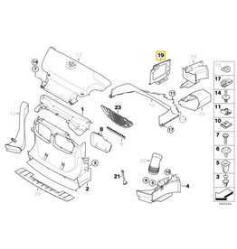 BMW Bracket duto de ar para  BMW E-46