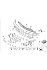 BMW Base placa frontal para  BMW E-46