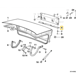 BMW Acabamento porta malas para  BMW E-34