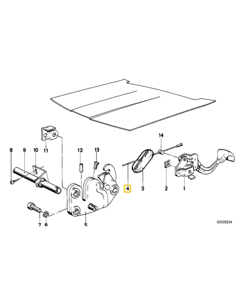 BMW Cabo capo para  BMW E-23