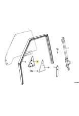 BMW Front right window inner cover for BMW E-28