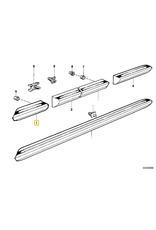 BMW Fender molding right for BMW E-30