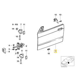 BMW Porta dianteira direita para  BMW E-36