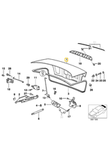 BMW Trunk lid for BMW E-36 Coupe