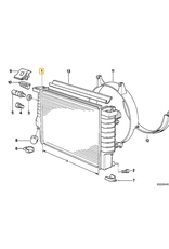BMW Radiator for BMW E-31 E-32 E-34