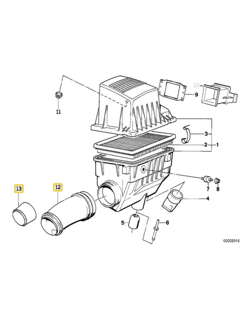 BMW Intake manifold for BMW 5 series E-34