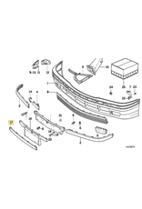 BMW Front bumper trim cover for BMW E-36 coupe