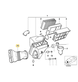 BMW Suction tube for BMW E-36