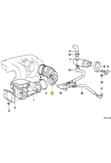 BMW Air flow sensor boot for BMW E-30 318
