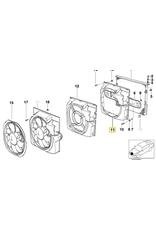 BMW Fan shroud (shroud only, no fan) for BMW E-36 Z3