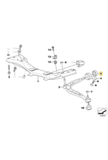 Boge Par de buchas para BMW E-36