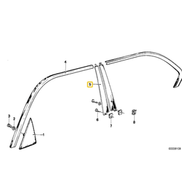 BMW Moldura exterior para  BMW E-23