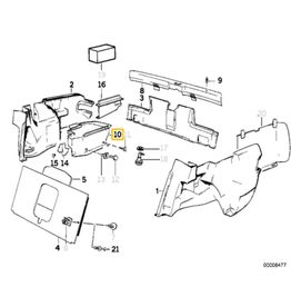 BMW Battery cover for BMW E-30