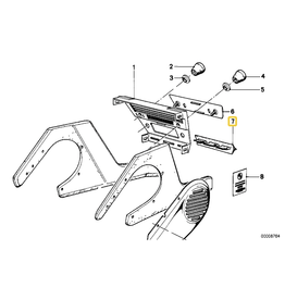 BMW Acabamento painel para  BMW E-12