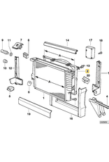 BMW Radiator should for BMW E-32 E-34
