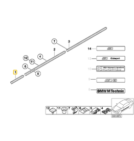 BMW Moldura para lama dianteiro para  BMW E-36