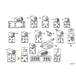 Hella Relay for BMW E-23 E-24 E-28 E-30